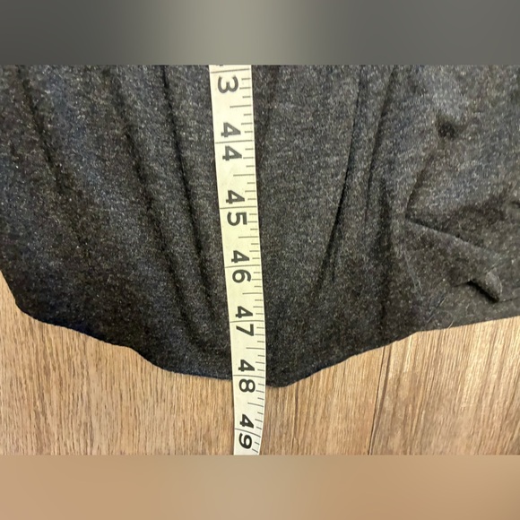 Natural Life Willow Jumpsuit Wide Leg Charcoal Cropped Small Crotchet Trim - Picture 5 of 14